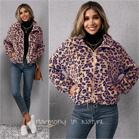 Willow Leopard Drawstring Jacket - Picture 2 of 8